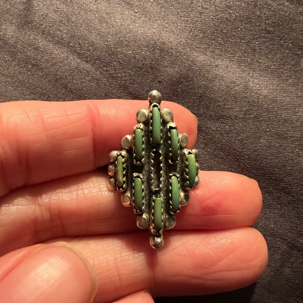 ISO: Old Petit Point Jewelry with Turquoise